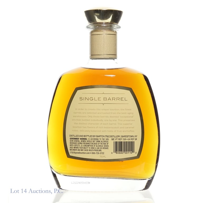 1792 Single Barrel Bourbon (2021) - 2