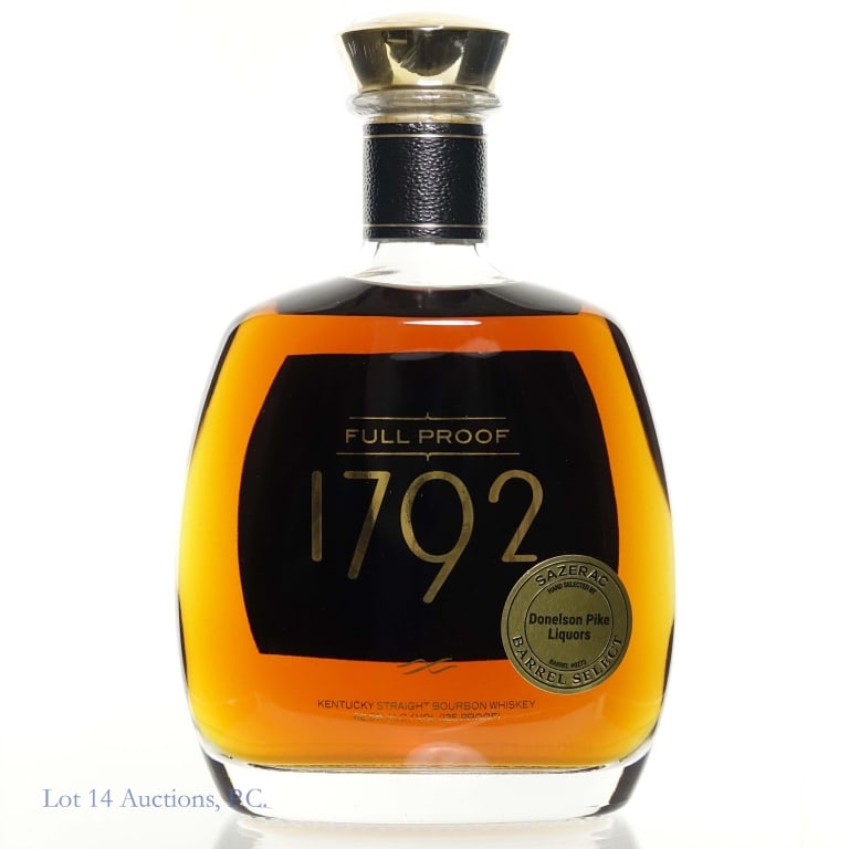 1792 Full Proof Bourbon Pick (2025): 1792 Full Proof Bourbon, 125 Proof, 750 ml, Donelson Pike Liquors Sazerac Barrel Select, barrel #0273.