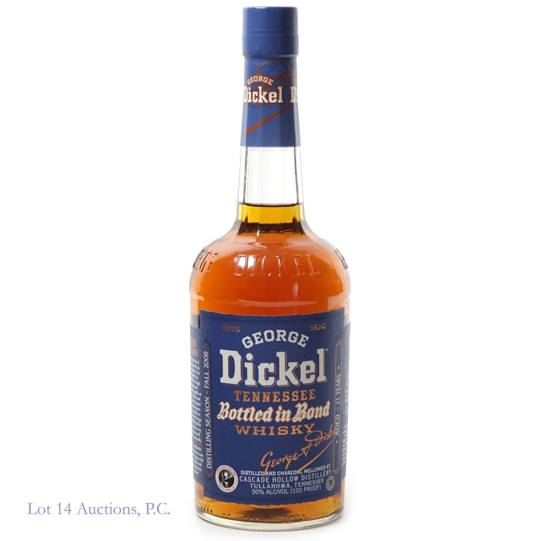 George Dickel 11 Year Tennessee Whisky (2020): George Dickel 11 Year Old Bottled in Bond Tennessee Whisky (2020). 100 Proof, 750ml.