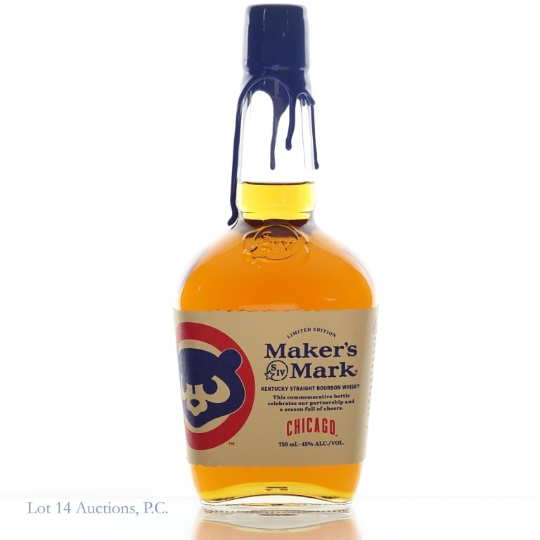 2025 Maker's Mark Chicago Cubs Bourbon: Maker's Mark Chicago Cubs Bourbon (2025), 90 Proof, 750 ml.