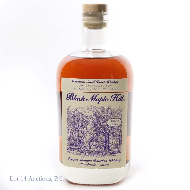 Black Maple Hill Small Batch Bourbon: Black Maple Hill Small Batch Oregon Bourbon (Purple Label), 95 Proof, 750 ml.