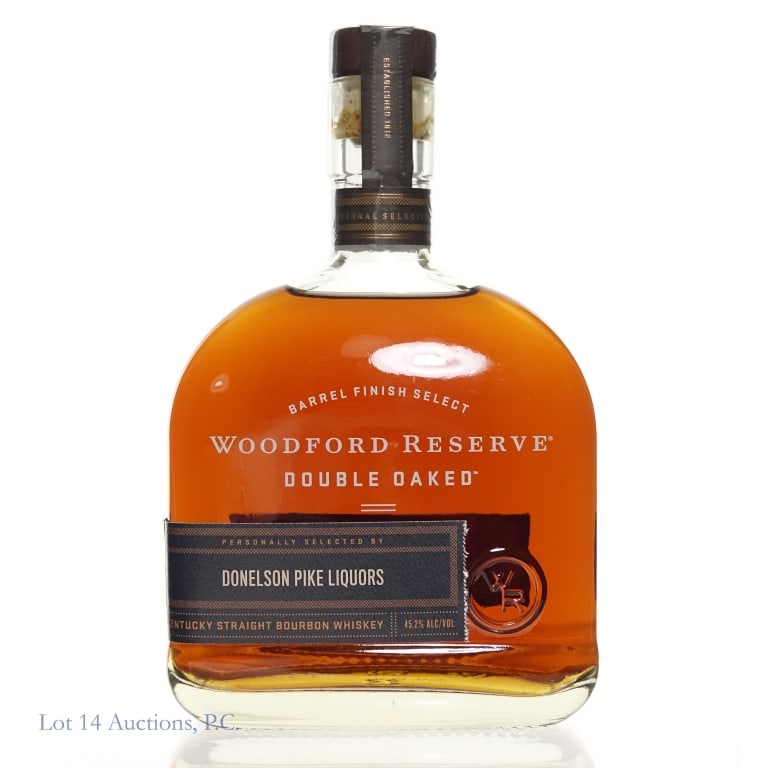 Woodford Reserve Double Oaked Bourbon Store Pick: Woodford Reserve Double Oaked Barrel Finish Select Bourbon, 90.4 Proof, 750 ml. Personally selected by Donelson Pike Liquors.