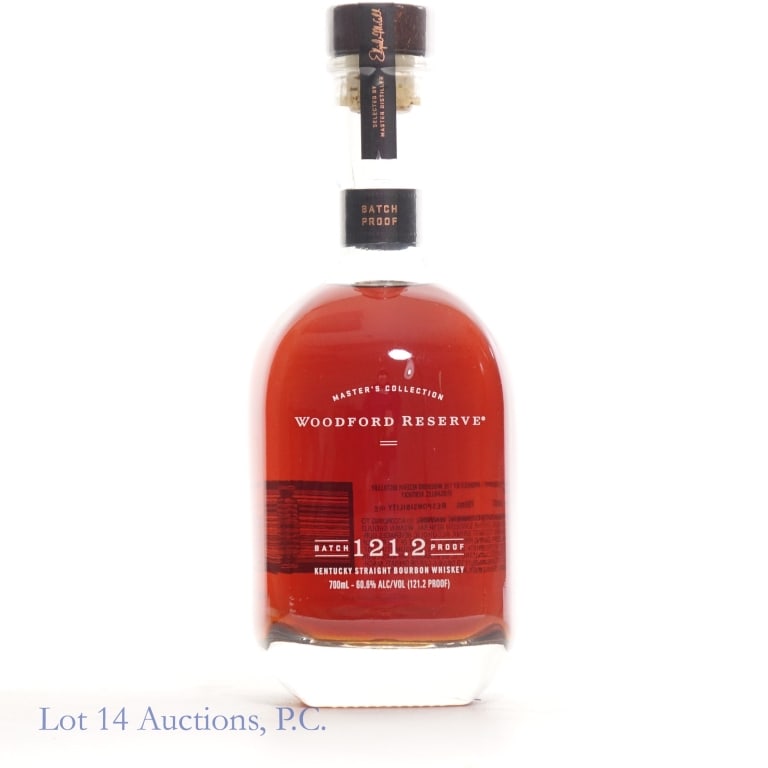 Woodford Reserve Batch Proof Bourbon (121.2 Proof): Woodford Reserve Batch Proof Bourbon, 121.2 Proof, 700 ml.