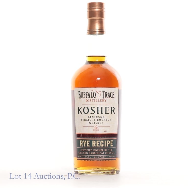 Buffalo Trace Kosher Rye Recipe Bourbon (2023): Buffalo Trace Kosher Rye Recipe Bourbon (2023), 94 Proof, 750 ml.