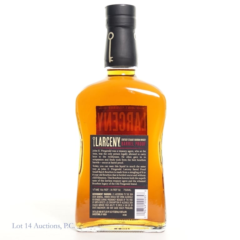 Larceny Barrel Proof Bourbon (B524) - 2