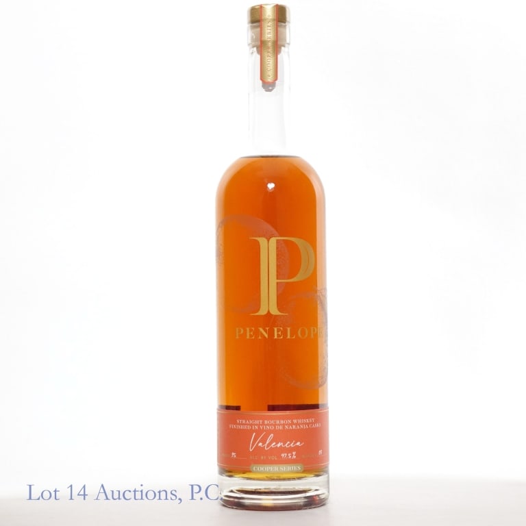 Penelope Cooper Series: Valencia Bourbon: Penelope Cooper Series: Valencia Bourbon, 95 Proof, 750 ml, Batch #2, finished in vino de naranja casks.