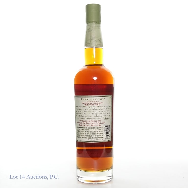Kentucky Owl 10 Year Small Batch Rye (Batch 3) - 2