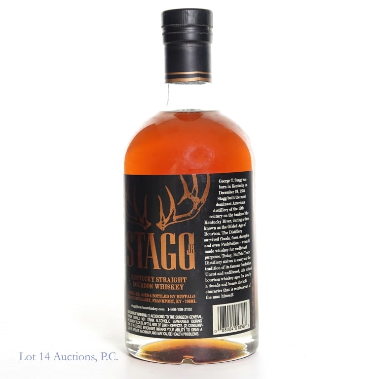 Stagg Jr Barrel Proof Bourbon Missing Bottom Label - 2
