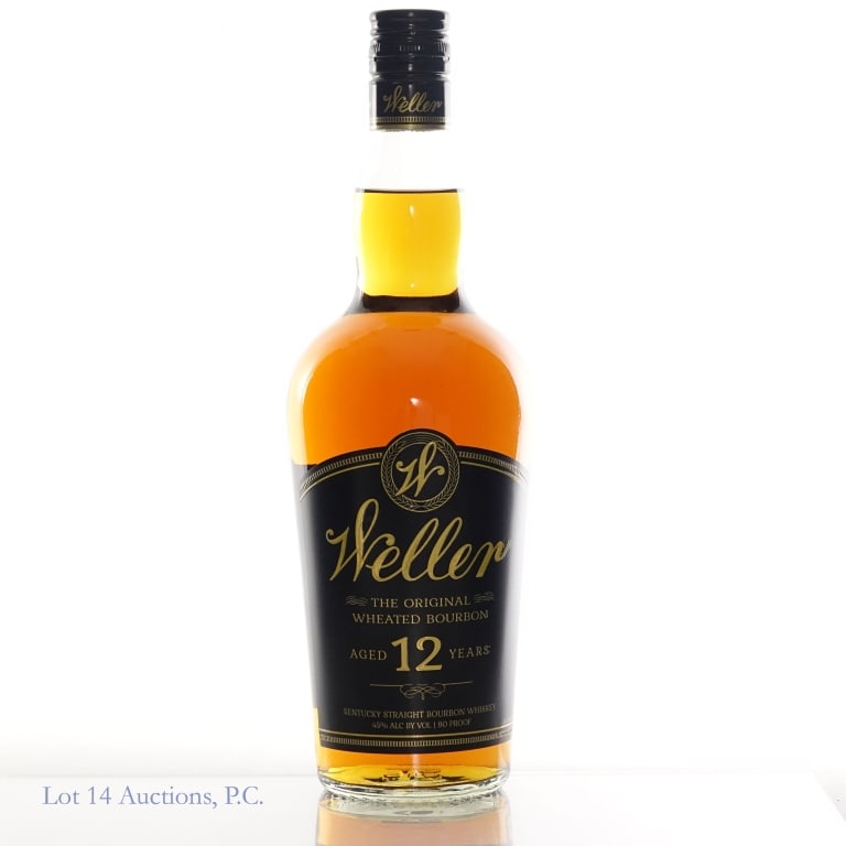 Weller 12 Year Bourbon (2025): Weller 12 Year Wheated Bourbon (2025), 90 Proof, 750 ml. Etch: L25161 010836B.
