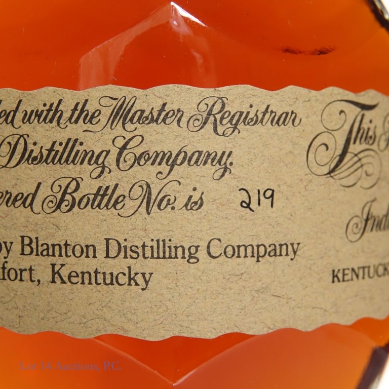 Blanton's Single Barrel Bourbon "L" - 5