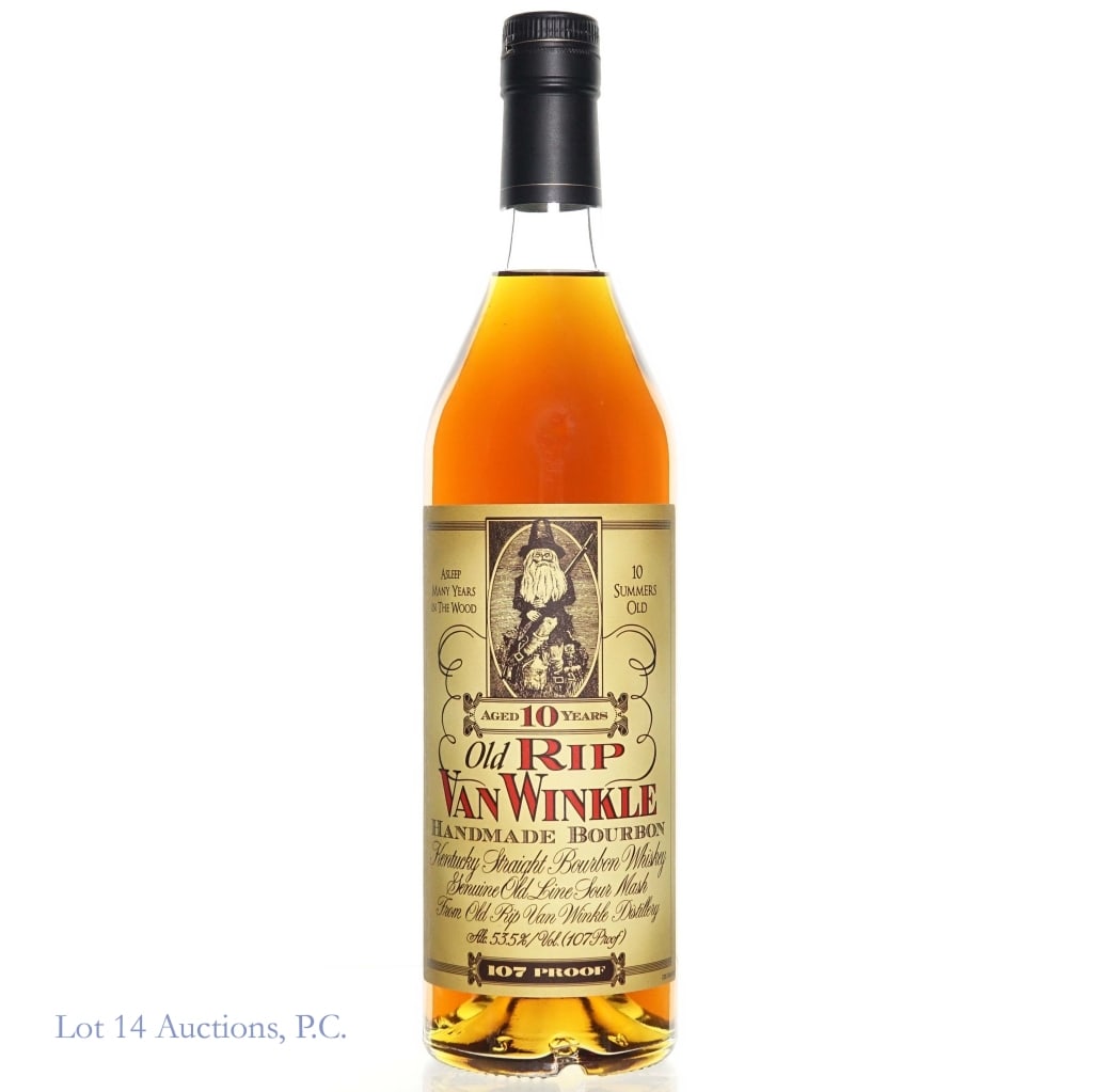 Old Rip Van Winkle 10 Year Bourbon (2024): Old Rip Van Winkle 10 Year Bourbon (2024), 107 Proof, 750 ml, Etch: L242420107:07D