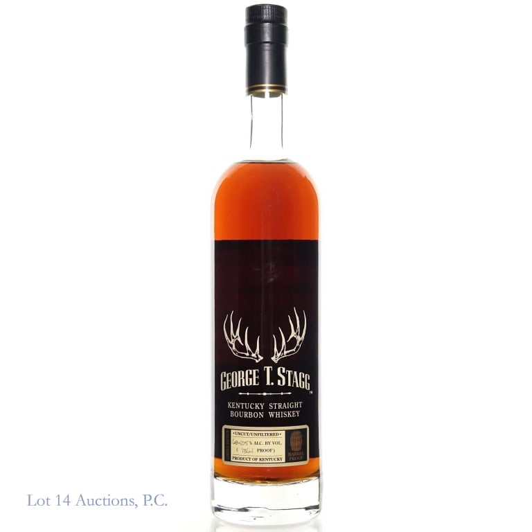 George T. Stagg Barrel Proof Bourbon 2024 BTAC: George T. Stagg Barrel Proof Bourbon, 136.1 Proof, 750 ml, 2024 BTAC, Etch: L242680120:45D.