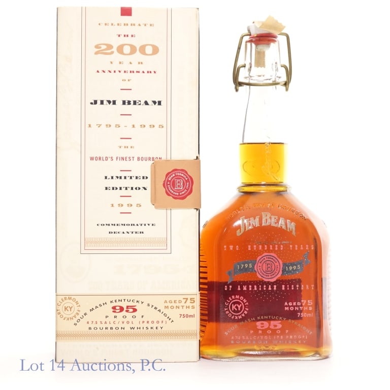 1995 Jim Beam 200 Year Anniversary Bourbon (1 of 4)