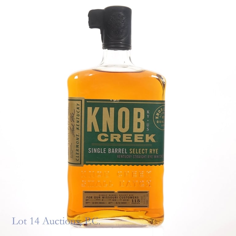Knob Creek Sgl Barrel Select Rye Whiskey (MO PICK) (1 of 4)