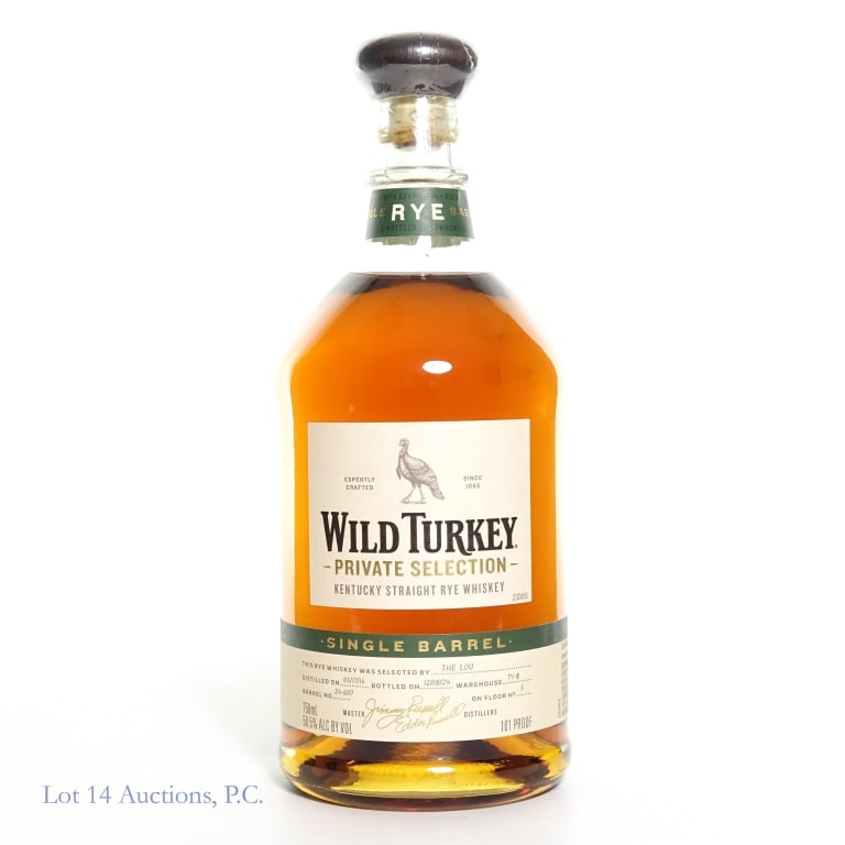 Wild Turkey Pvt Sel. Sgl Brl Rye Whiskey, The Lou (1 of 5)