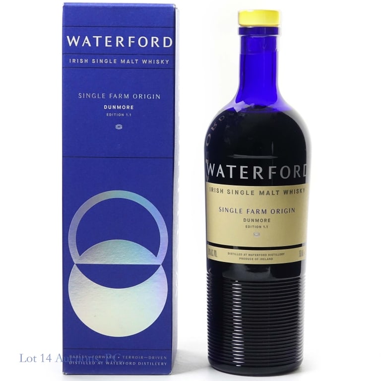 Waterford Single Farm Origin Dunmore Edition 1.1: Waterford Single Farm Origin Irish Single Malt Whisky Dunmore Edition 1.1. 100 Proof, 750ml.