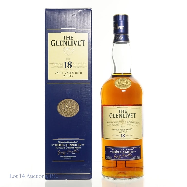 The Glenlivet 18 Year Single Malt Scotch (1 of 4)