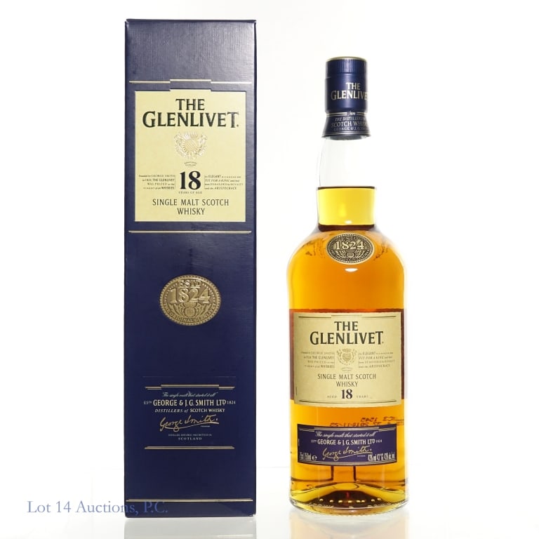 The Glenlivet 18 Year Single Malt Scotch (1 of 3)