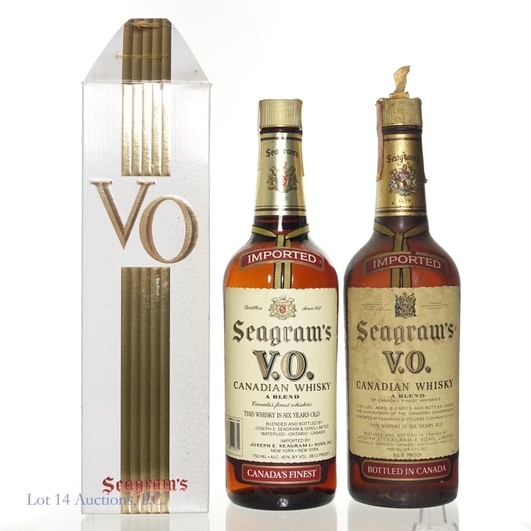 1971 & 1984 Seagram's V.O. Canadian Whisky (1 of 4)