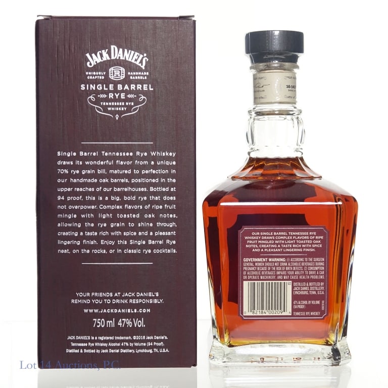 Jack Daniel's Single Barrel Rye (2016) - 2