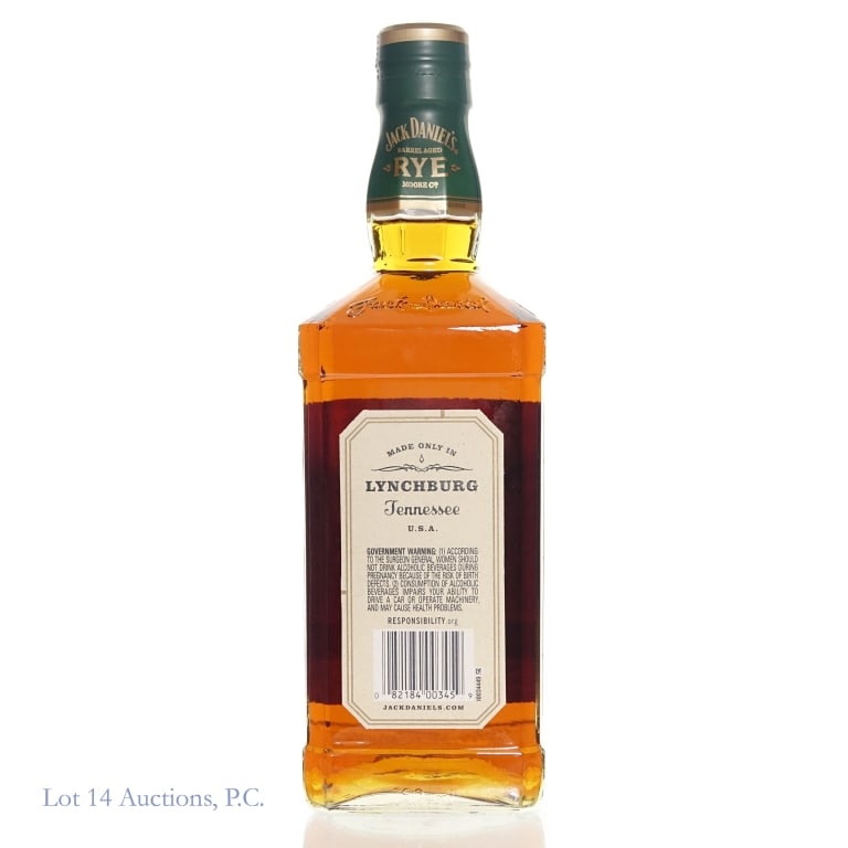 Jack Daniel's Straight Rye Whiskey, 750ml - 2