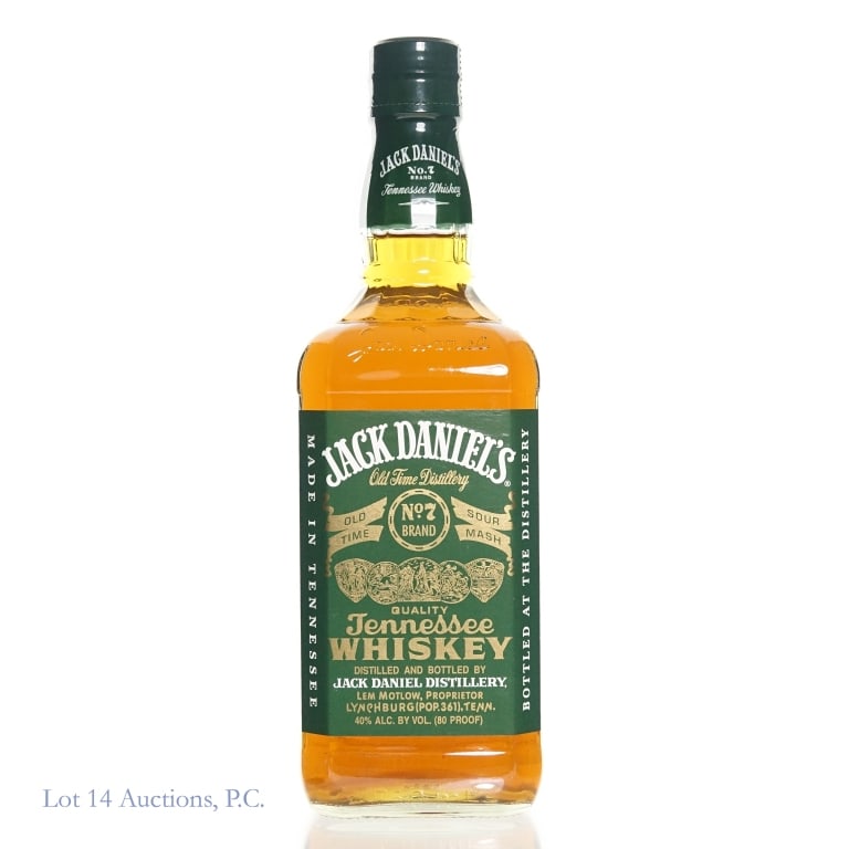 Jack Daniel's Green Label Tennessee Whiskey: Jack Daniel's Green Label Tennessee Whiskey, 80 Proof, 750 ml.