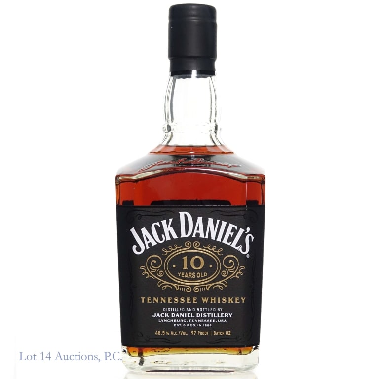 Jack Daniel's 10 Year Tennessee Whiskey (Batch 2): Jack Daniel's 10 Year Tennessee Whiskey, 97 Proof, 700 ml, Batch #2.
