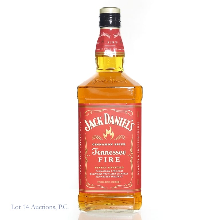 Jack Daniel's Tennessee Fire Cin. Liqueur: Jack Daniel's Tennessee Fire Cinnamon Liqueur, 70 Proof, 750 ml.