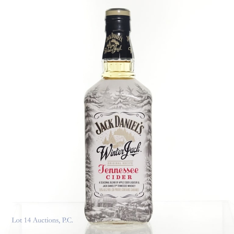 Jack Daniel's Winter Jack Tennessee Cider: Jack Daniel's Winter Jack Tennessee Cider, blend of whiskey and apple cider liqueur with caramel, 30 Proof, 750 ml.