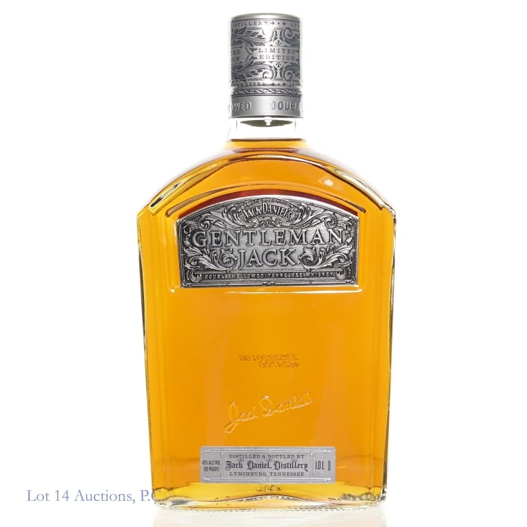 Gentleman Jack LE Timepiece Tenn. Whiskey: Gentleman Jack Limited Edition Tennessee Whiskey, 86 Proof, 1 Liter. Label inspired by Jack Daniel's handcrafted Swiss pocket watch, also referred to as the Patek Philippe Timepiece Edition.