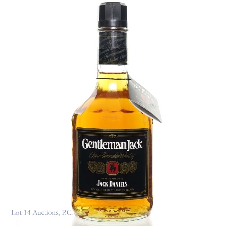 Gentleman Jack Rare Tennessee Whiskey (3rd Gen): Gentleman Jack Rare Tennessee Whiskey, 80 Proof, 750 ml, 3rd Generation Bottle (1999-2006).