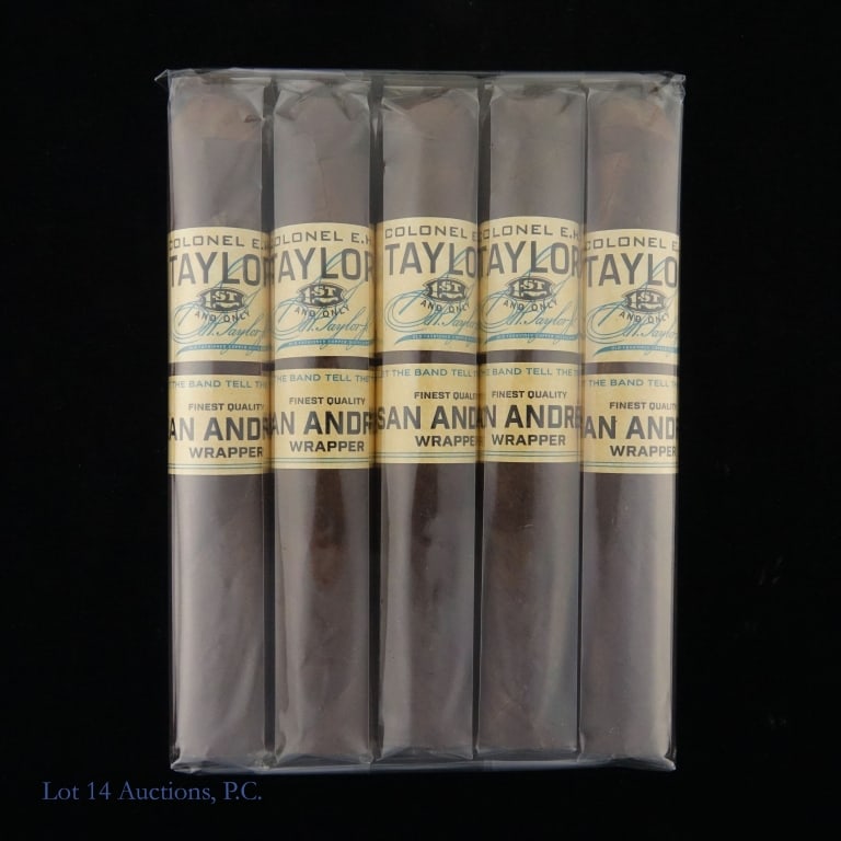 E.H. Taylor San Andreas Robusto Cigars (5 Pack): Five (5) pack E.H. Taylor San Andreas Robusto cigars 5" x 50 ring.