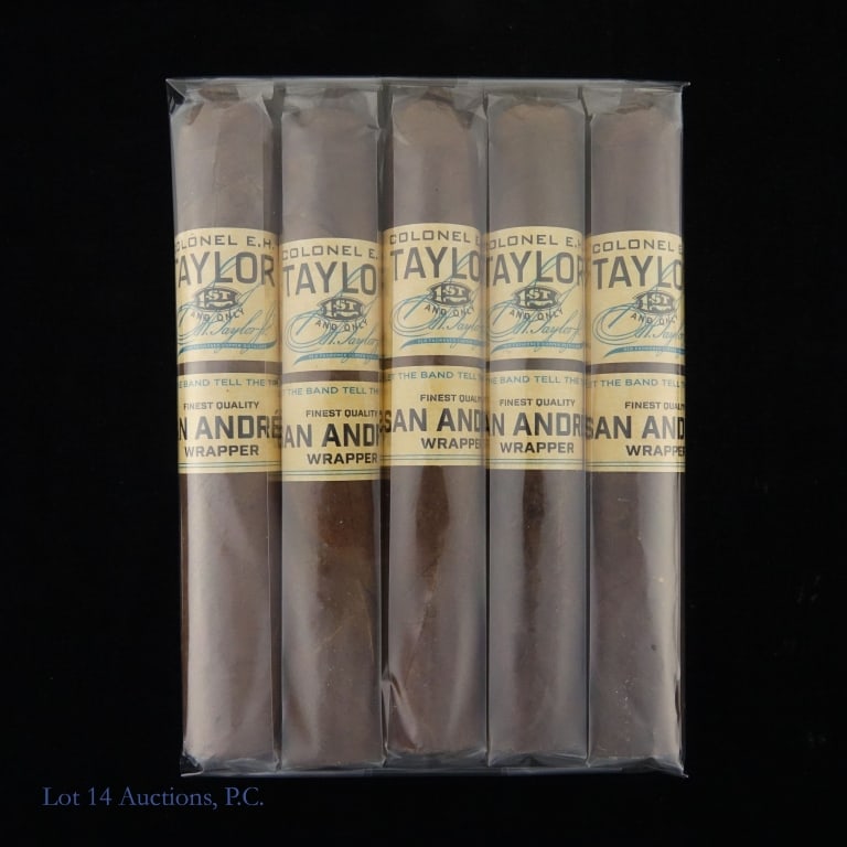 E.H. Taylor San Andreas Robusto Cigars (5 Pack): Five (5) pack E.H. Taylor San Andreas Robusto cigars 5" x 50 ring.