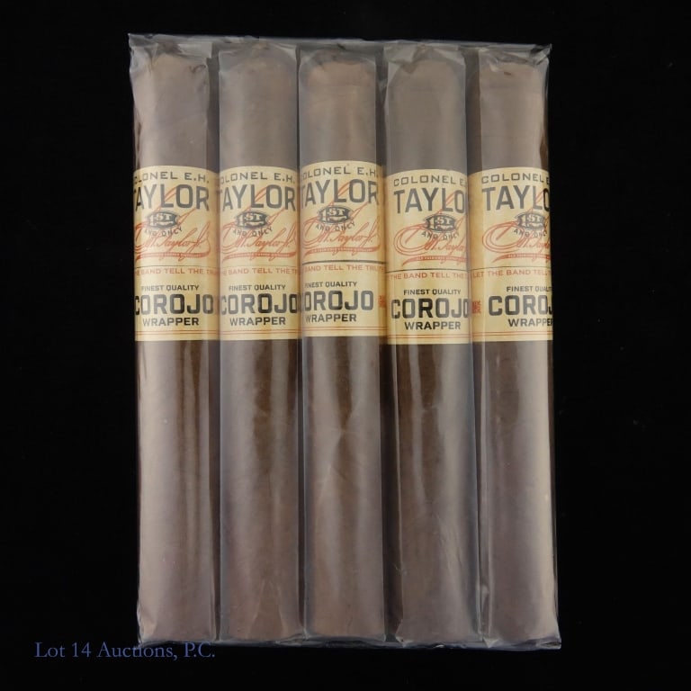E.H. Taylor Toro Gordo Cigars (5 Pack): Five (5) pack E.H. Taylor Toro Gordo cigars 6" x 56 ring.