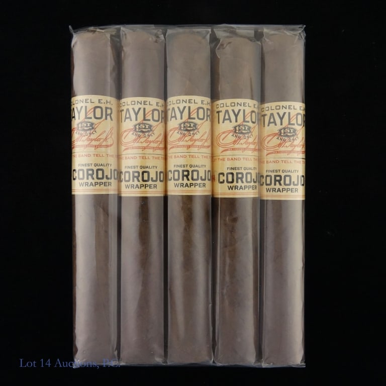 E.H. Taylor Toro Gordo Cigars (5 Pack): Five (5) pack E.H. Taylor Toro Gordo cigars 6" x 56 ring.