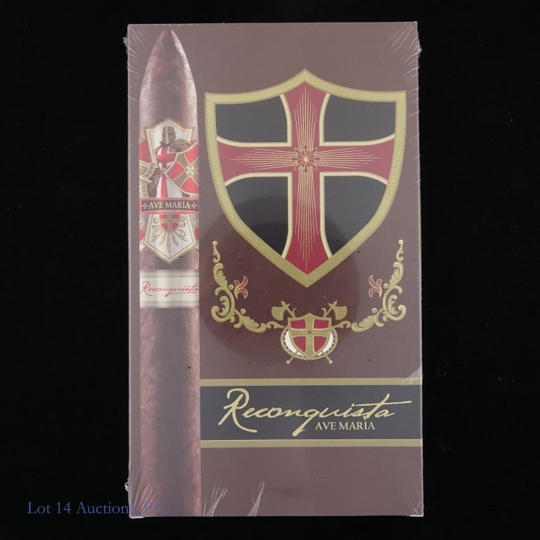 Ave Maria Reconquista Torpedo Cigars (5 Pack): Five (5) pack Ave Maria Reconquista Torpedo cigars 7" x 54 ring. Not in coffin box.