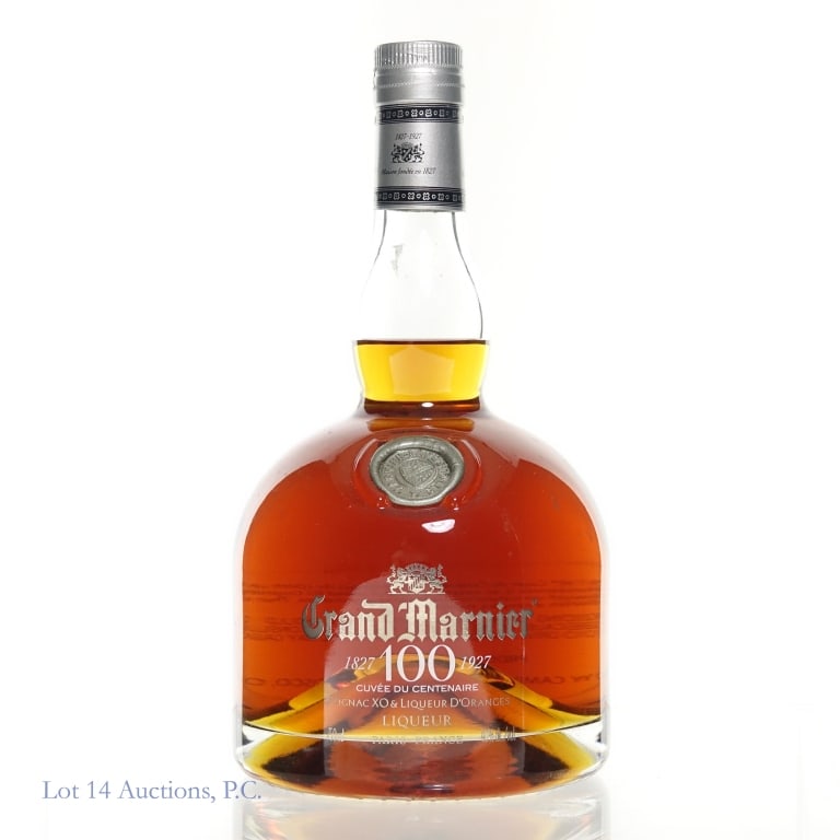 Grand Marnier "Cuvee Du Centenaire" Liqueur: Grand Marnier "Cuvee Du Centenaire" Liqueur Cognac XO & Liqueur D'Oranges, 750ml, 80 proof.