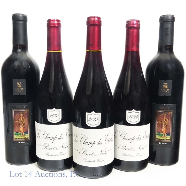 French Red Wines Lot (5) (1 of 3)