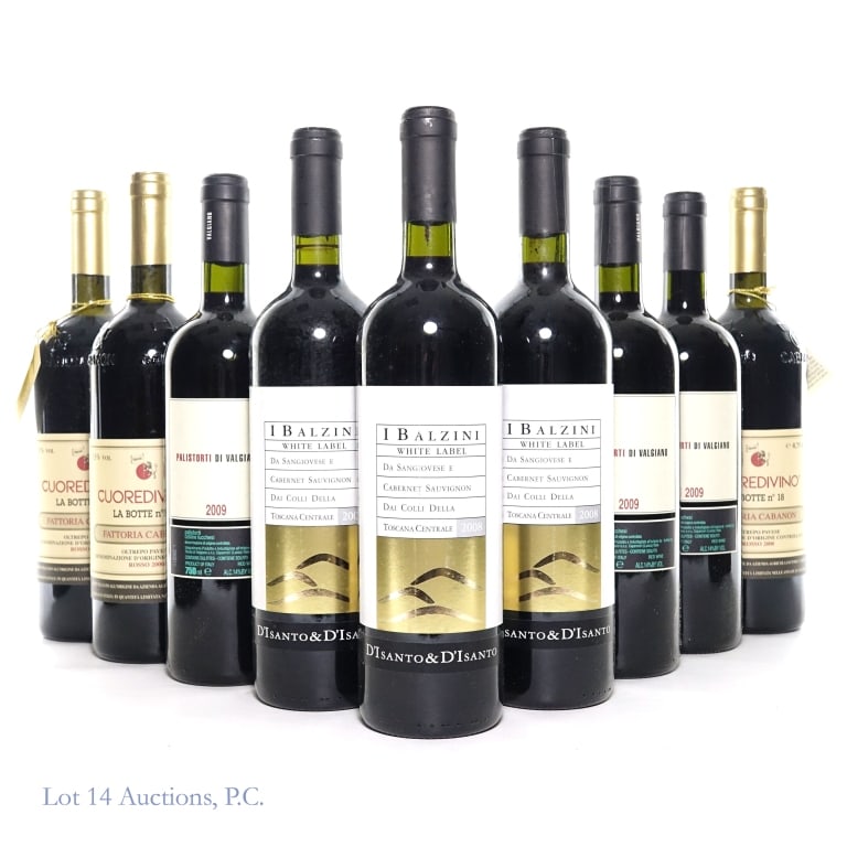 Italian Red Wine Variety Lot (3X3) (1 of 3)