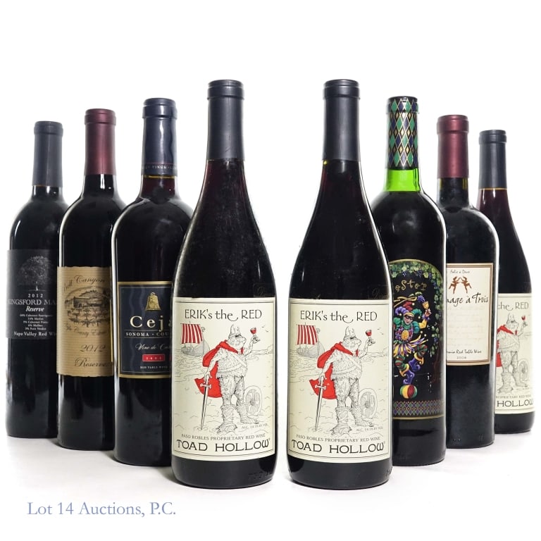 California Red Wine Variety Lot (8) (1 of 5)