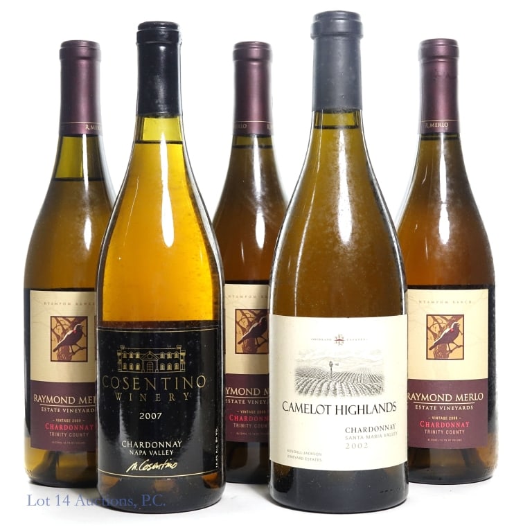 California Chardonnay Variety Lot (5) (1 of 5)