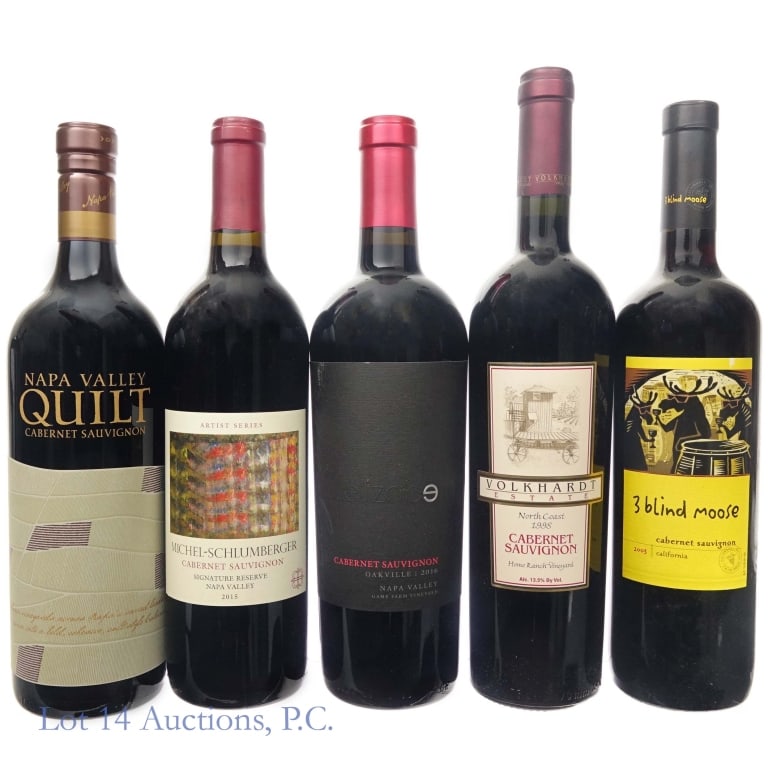 California Cabernet Sauvignon Variety Lot (5) (1 of 2)