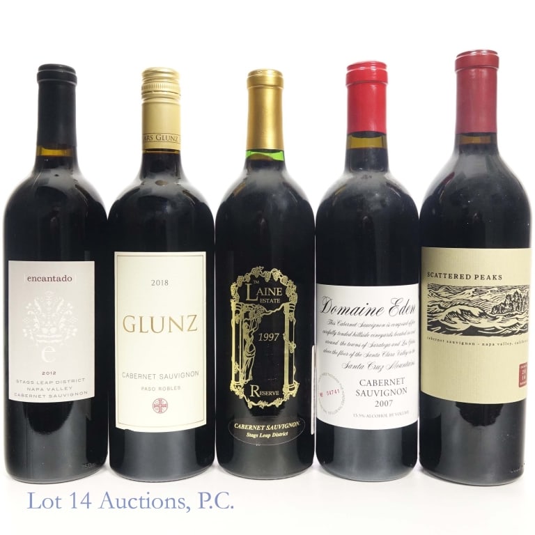 California Cabernet Sauvignon Variety Lot (5) (1 of 2)