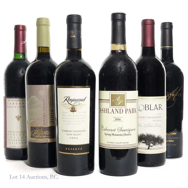 California Cabernet Sauvignon Variety Lot (6) (1 of 5)