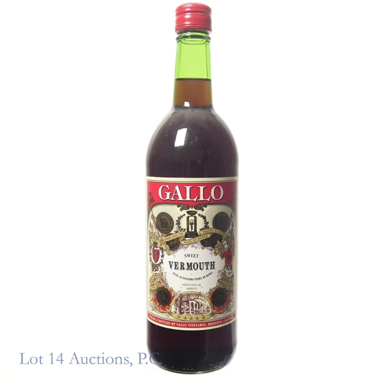 Gallo Sweet Vermouth: Gallo Sweet Vermouth, 32 Proof, 750ml.