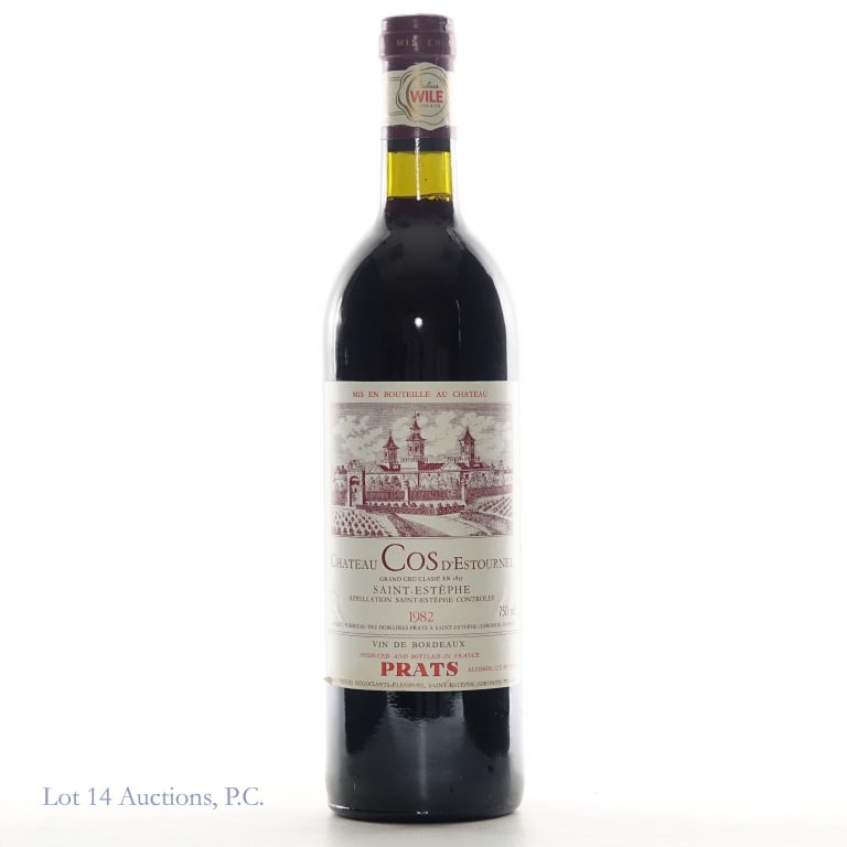 1982 Chateau Cos d'Estournel, Saint Estephe: Chateau Cos d'Estournel,1982 Saint Estephe. 750ml, 12%abv.
