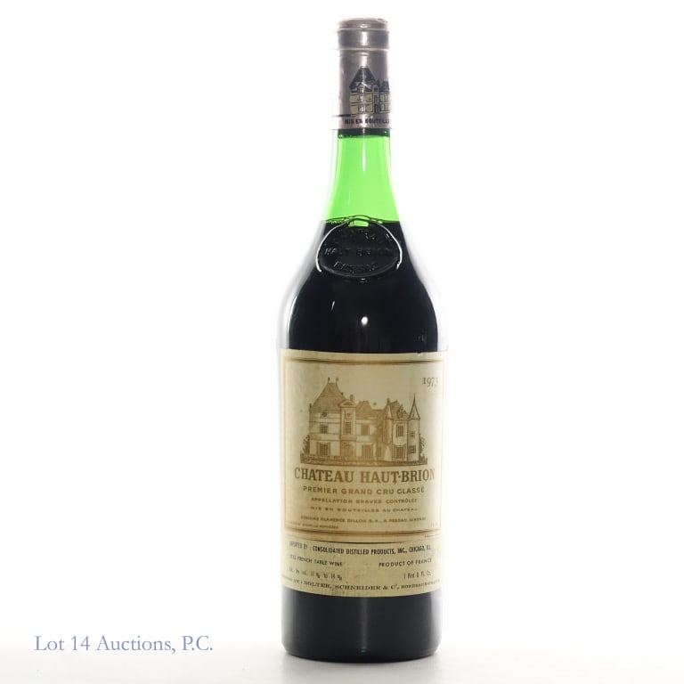 1973 Chateau Haut-Brion Graves Grand Cru: 1973 Chateau Haut-Brion Graves Grand Cru, 11% - 14%ABV, 730 ml, Vintage: 1973, Region: Bordeaux, France, Appellation: Graves, Premier Grand Cru Classe (first growth wines).