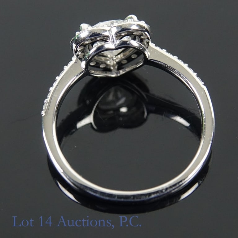 Platinum Diamond Ring w/ ID - 5