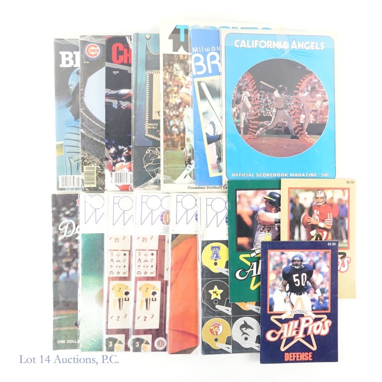 Sports Programs & Magazines (Most 1970s) (1 of 4)