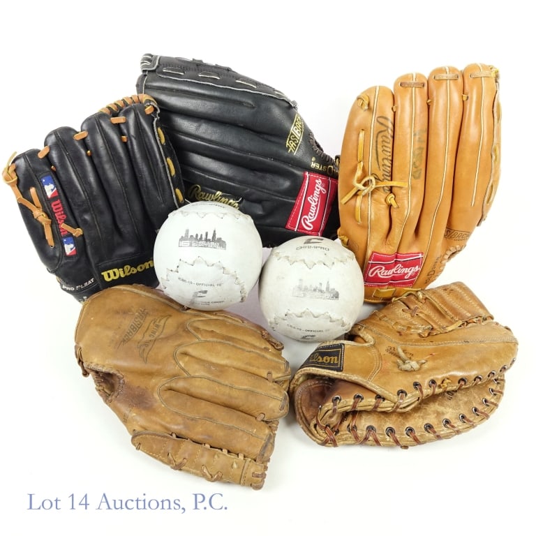 Baseball / Softball Mitts & Balls (1 of 7)